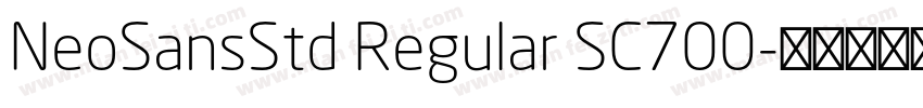 NeoSansStd Regular SC700字体转换